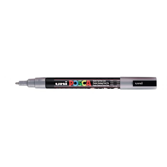 Posca verf stift PC3M Grijs