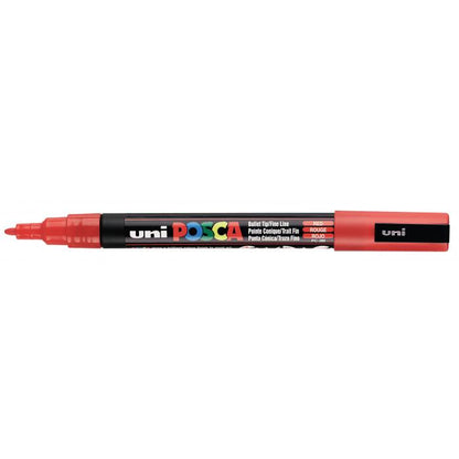 Posca verf stift PC3M Rood