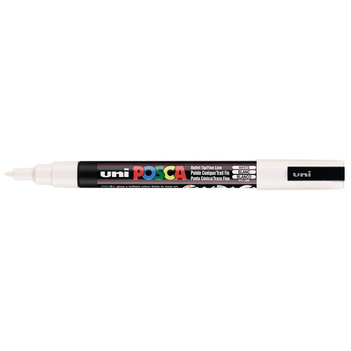 Posca verf stift PC3M Wit