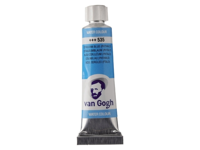 Ceruleumblauw (phtalo) 535   tube 10 ml. Van Gogh Aquarelverf
