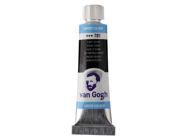 Ivoorzwart 701  tube 10 ml. Van Gogh Aquarelverf
