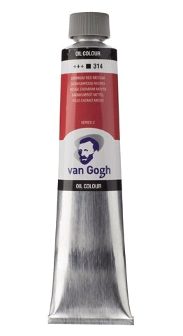 Cadmium Rood Middel 314 Olieverf 200 ml. S2 Van Gogh