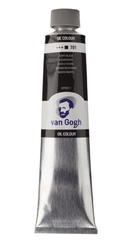 Ivoorzwart 701 Olieverf 200 ml. S1 Van Gogh