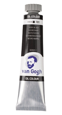 Ivoorzwart 701 S1  Olieverf 20 ml. Van Gogh