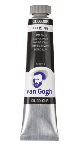 Lampenzwart 702 S1  Olieverf 20 ml. Van Gogh