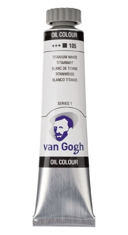 Titaanwit 105 S1  Olieverf 20 ml. Van Gogh