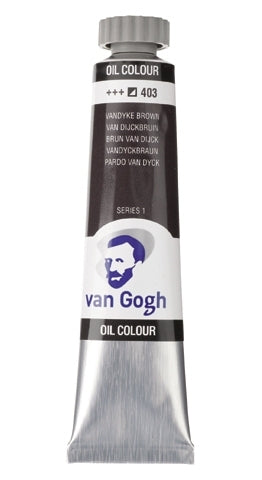 Van DijckBruin 403 S1  Olieverf 20 ml. Van Gogh