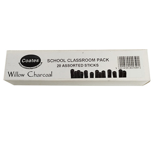 Wilgen Houtskool 20x Schoolpack 