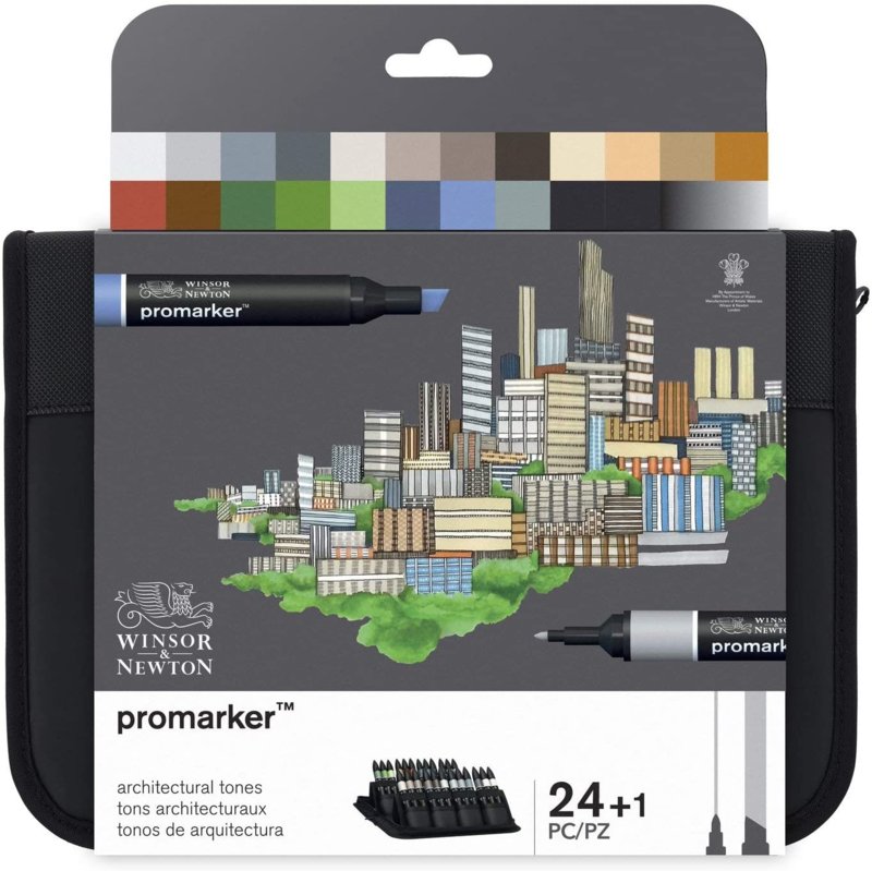 Promarker 24 set - Architectural Tones