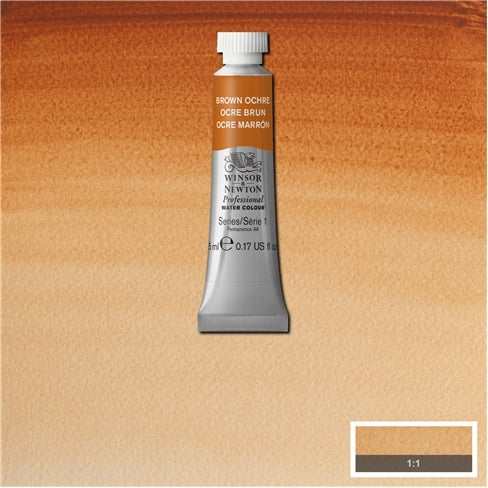 Brown Ochre 5ml  059 S1 Artist's Aquarel Winsor & Newton