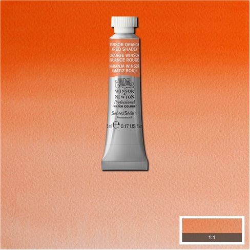 Winsor Orange (red shade) 5ml  723 S1 Artist's Aquarel Winsor & Newton