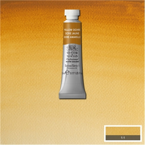 Yellow Ochre 5ml  744 S1 Artist's Aquarel Winsor & Newton