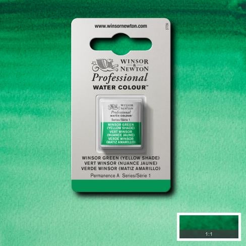 Winsor Green (yellow shade) napje  721 S1 Artist's Aquarel Winsor & Newton