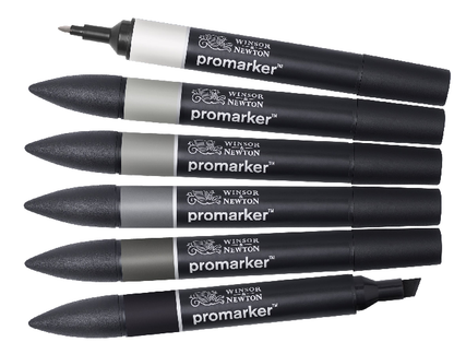 Promarker set 6 Neutral Tones Winsor & Newton