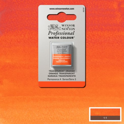 Winsor Transparent Orange napje S3 Artist's Aquarel Winsor & Newton